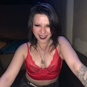 Red Lace Bralette Size Large